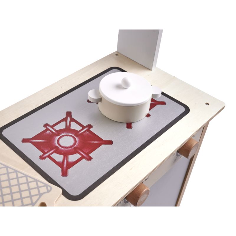 Kuchnia dla dzieci drewniana MDF LULILO KUKETO akcesoria 85cm - obrazek 8