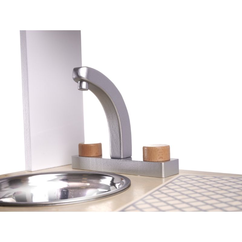 Kuchnia dla dzieci drewniana MDF LULILO KUKETO akcesoria 85cm - obrazek 9