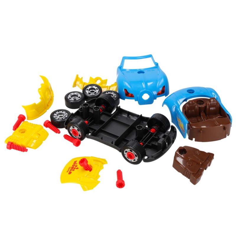 Samochód sportowy do rozkręcania konstrukcyjny do tuningu światło dźwięk - obrazek 2