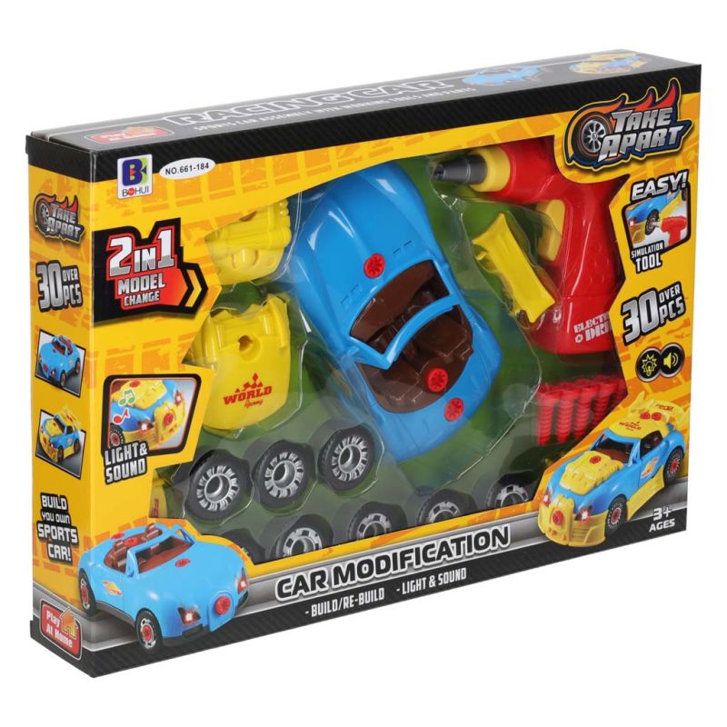 Samochód sportowy do rozkręcania konstrukcyjny do tuningu światło dźwięk - obrazek 16