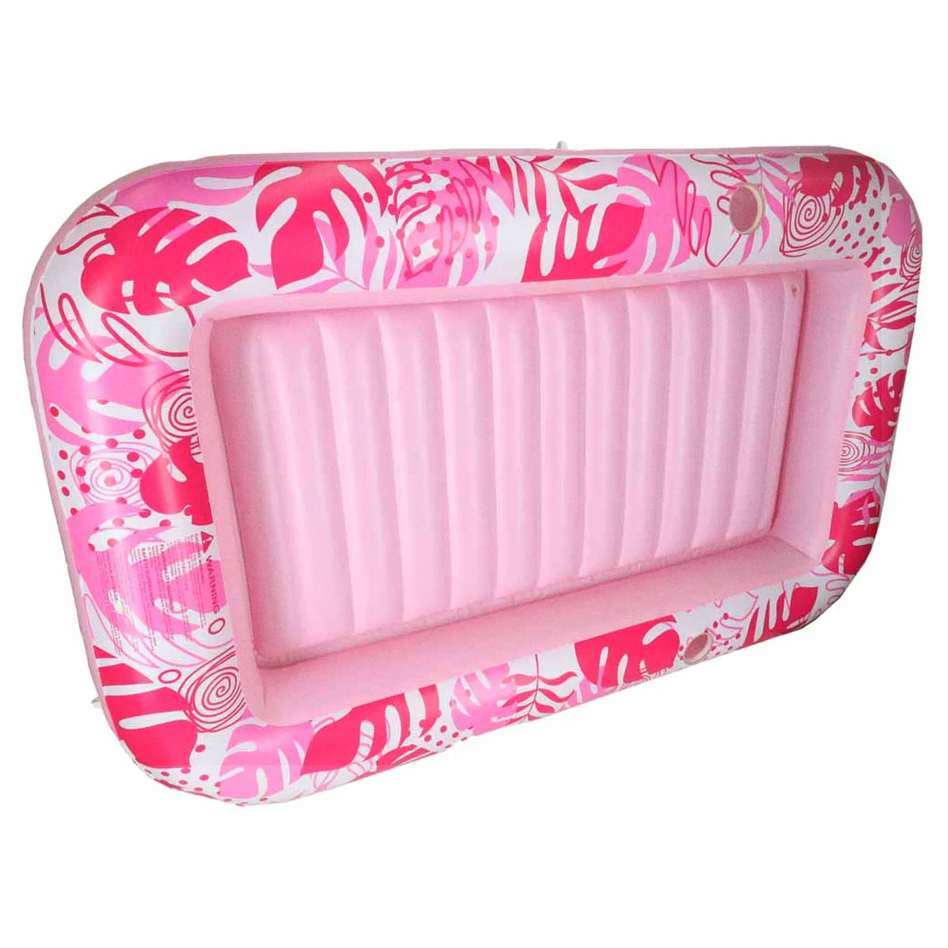 Materac dmuchany do pływania, leżak do opalania z poduszką 175cm różowy - obrazek 9