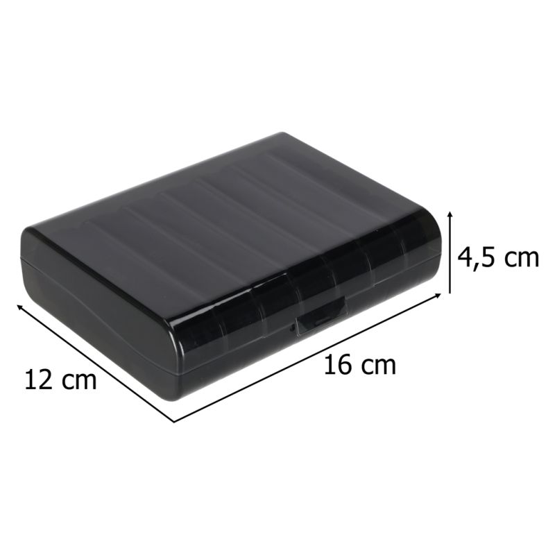 Pojemnik organizer na tabletki leki czarny - obrazek 13