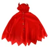 Kostium strój karnawałowy przebranie czerwona peleryna r. S 100-110