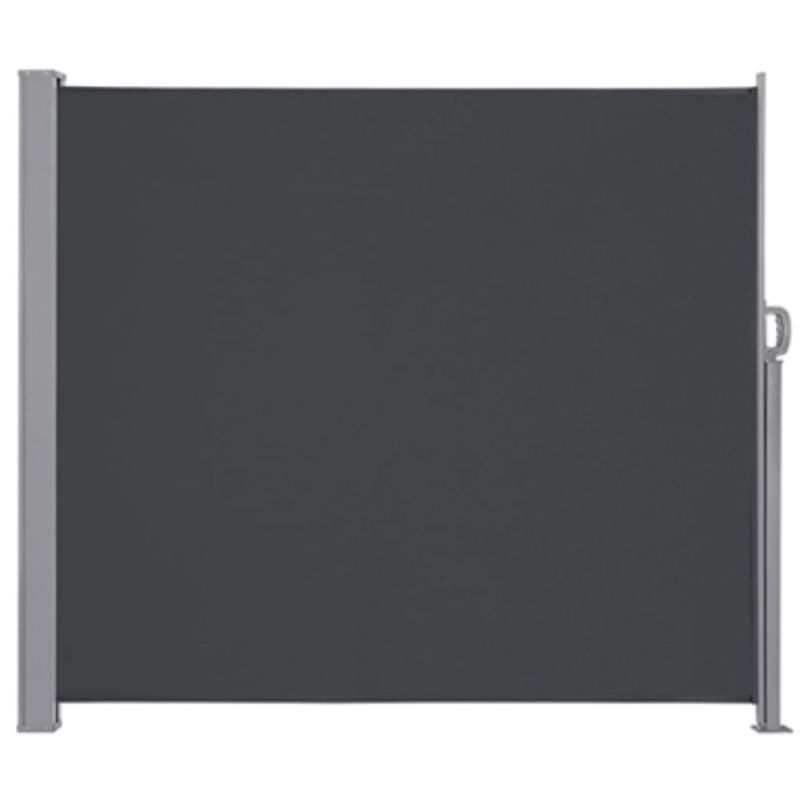 Markiza boczna tarasowa LUARO parawan zwijany 180 x 400 cm szary