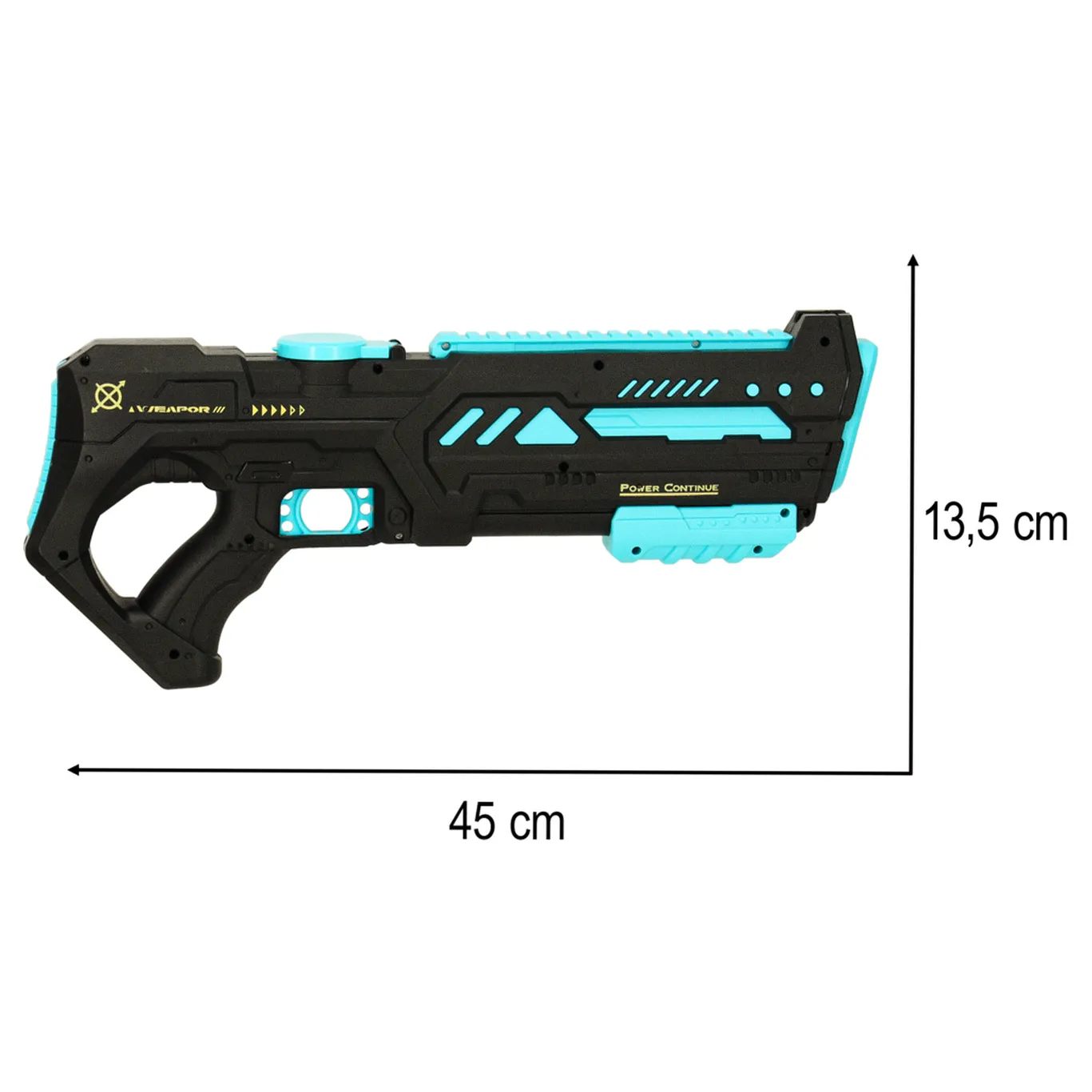 Pistolet karabin na wodę elektryczny mocny profesjonalny broń wodna dla dzieci czarny - obrazek 11