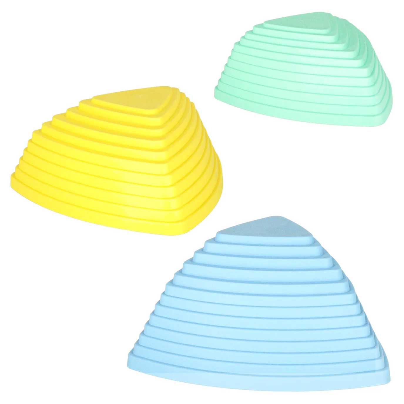 Ścieżka sensoryczna kamienie rzeczne do treningu równowagi podłoga to lawa gra 11 elementów pastelowa - obrazek 6