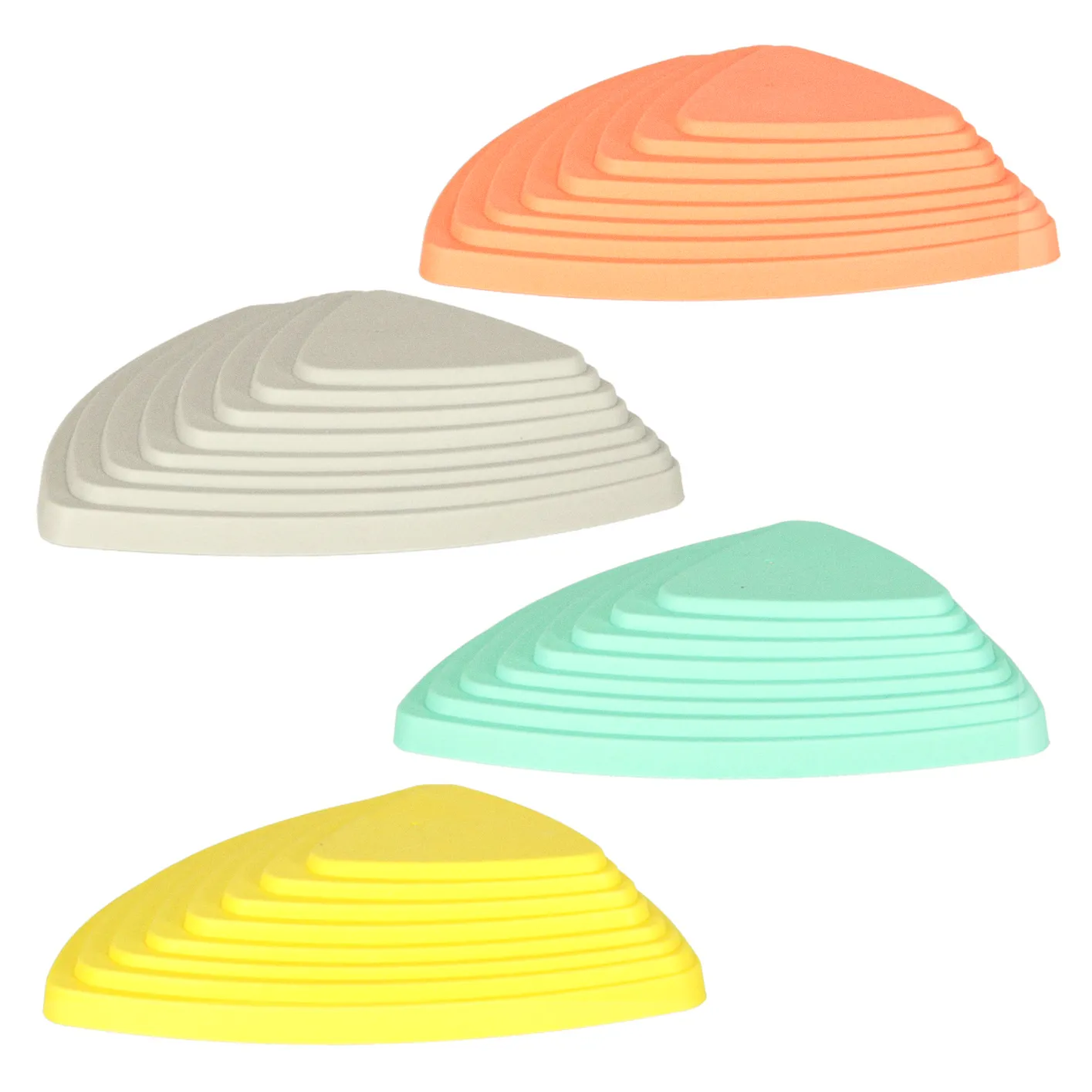 Ścieżka sensoryczna kamienie rzeczne do treningu równowagi podłoga to lawa gra 11 elementów pastelowa - obrazek 7