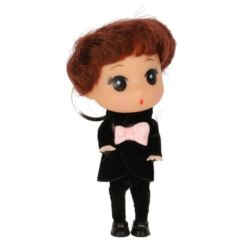 Lalka lalki do domku dla lalek 3 dziewczynki + 1 chłopczyk zestaw 4szt. 12cm - obrazek 4