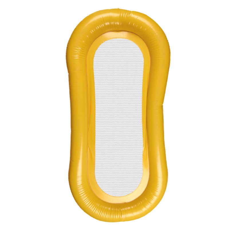 Materac dmuchany do pływania basenu wodny z siatką czerwony - obrazek 5