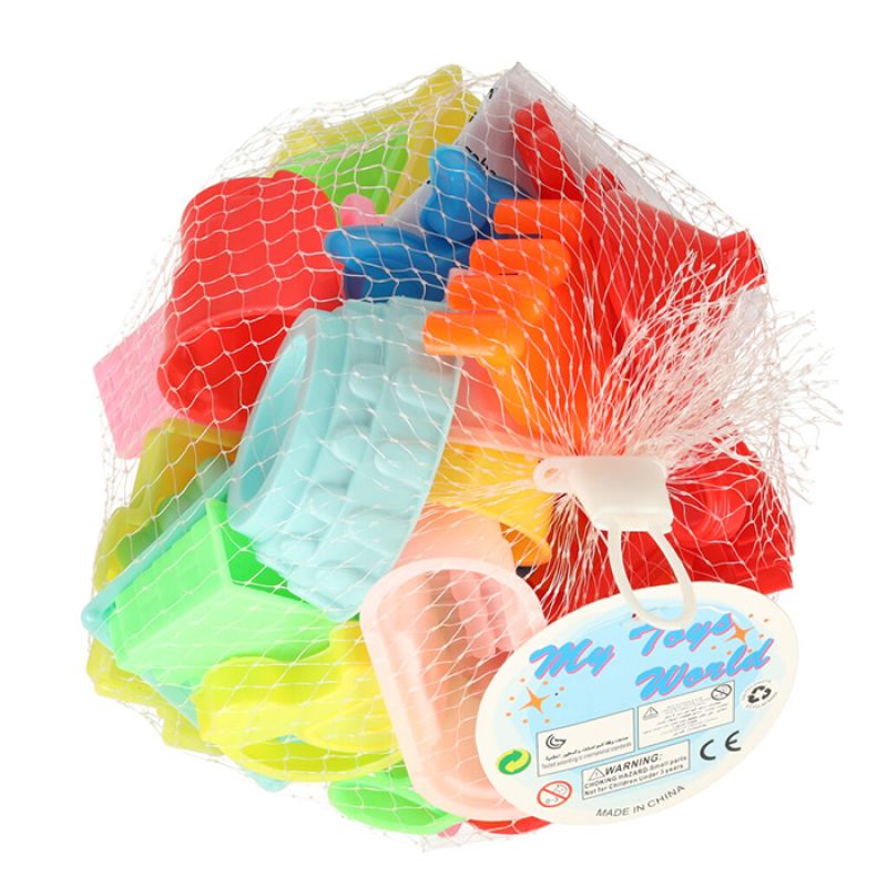 Akcesoria do piasku zabawki foremki łopatki 28 elementów - obrazek 10