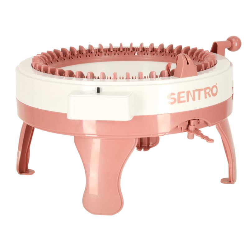 Maszyna do szycia krosno dziewiarskie 48-igłowa okrągła + 4 kłębki włóczki - obrazek 8