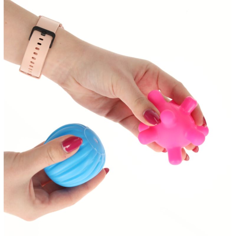 Piłki zabawki sensoryczne korekcyjne zestaw w siatce - obrazek 10