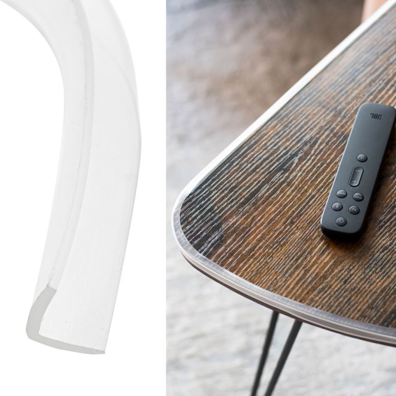 Taśma silikonowa zabezpieczająca kanty narożniki krawędzie transparentna 1m - obrazek 6