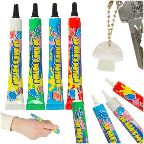 Klej magiczny utwardzany UV do robienia biżuterii 4 szt - zapas