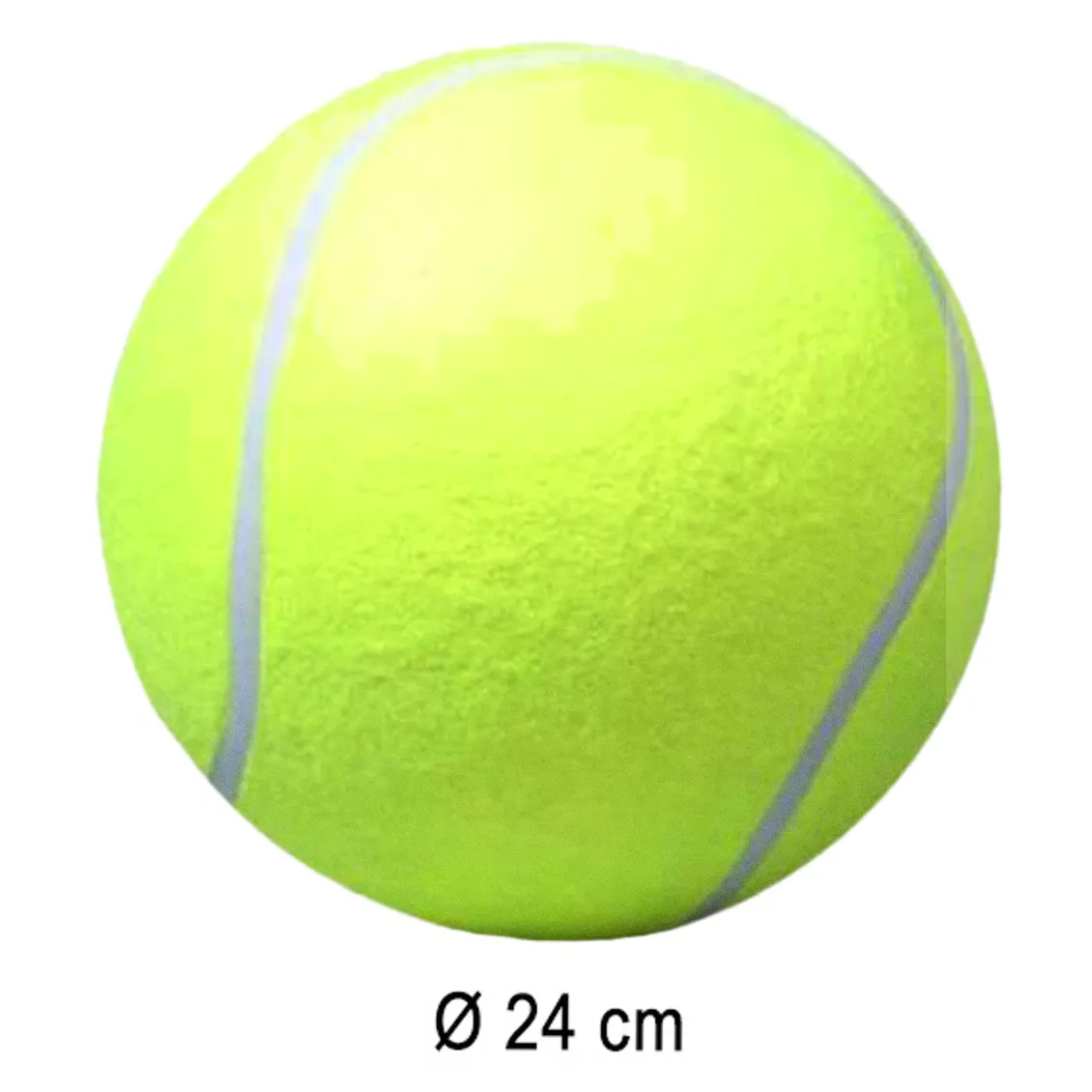 Zabawka dla psa piłka tenisowa gigant XXL 24cm - obrazek 6