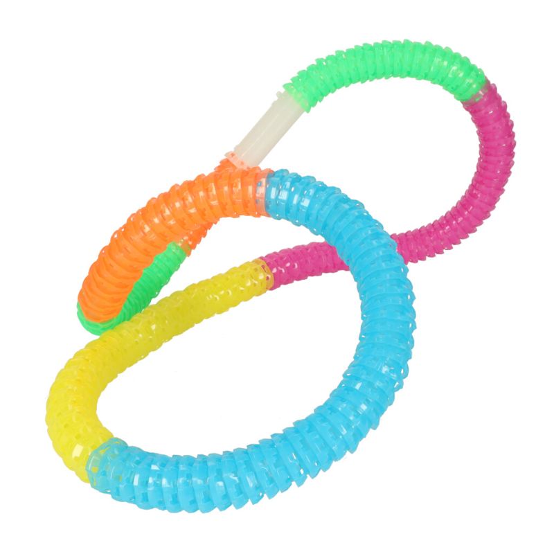 Tor wyścigowy samochodowy elastyczny rurkowy USB LED 210 elementów - obrazek 3