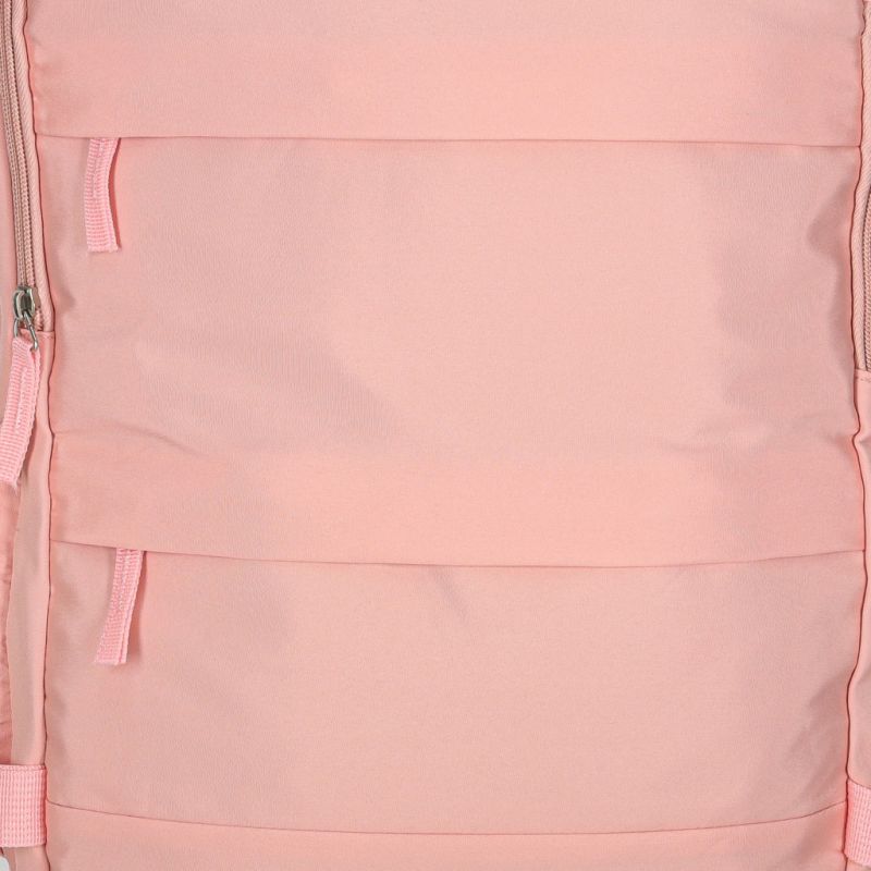 Plecak podróżny turystyczny bagaż różowy 45x30 cm - obrazek 11