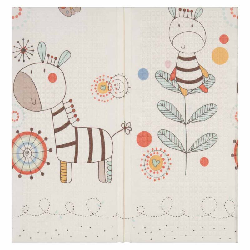 Mata edukacyjna piankowa dwustronna składana 180x200cm zwierzęta wzór - obrazek 8