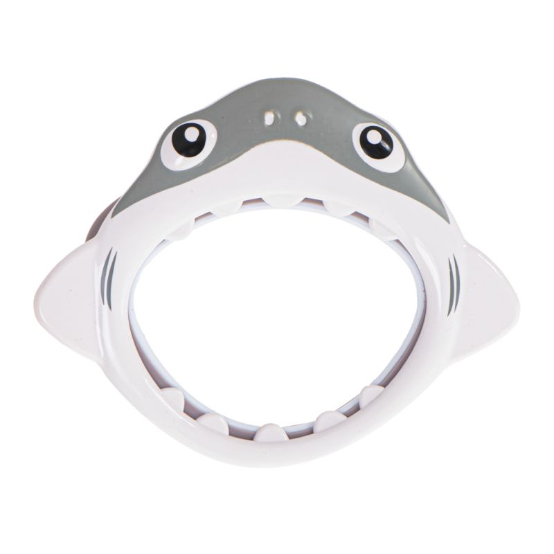 Maska do nurkowania gogle dla dzieci na oczy i nos rekin - obrazek 4