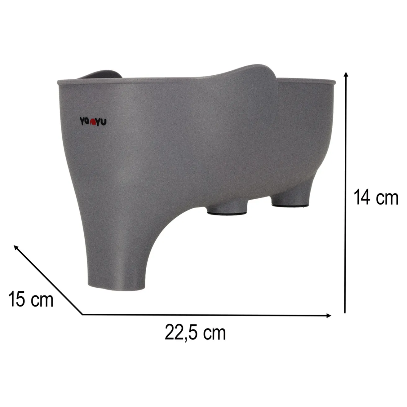 Sitko do zlewu durszlak ociekacz miska z lejkiem organizer kuchenny słonik - obrazek 10