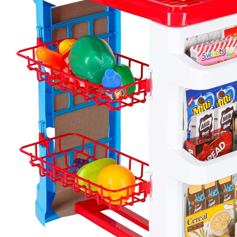 Sklep dla dzieci supermarket stragan wózek na zakupy akcesoria - obrazek 11