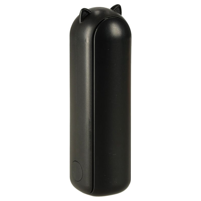 Wiatrak biurkowy wentylator mini ręczny składany wiatraczek przenośny USB czarny - obrazek 9