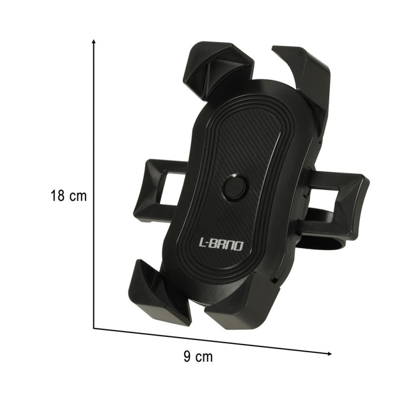 Uchwyt rowerowy na telefon do roweru motocyklowy hulajnogi wózka C51 solidny mocny - obrazek 11