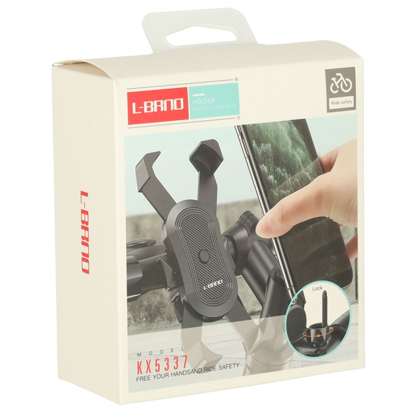 Uchwyt rowerowy na telefon do roweru motocyklowy hulajnogi wózka C51 solidny mocny - obrazek 12