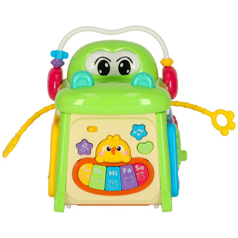 Kostka edukacyjna sorter z pianinkiem krokodyl 4w1 - obrazek 3