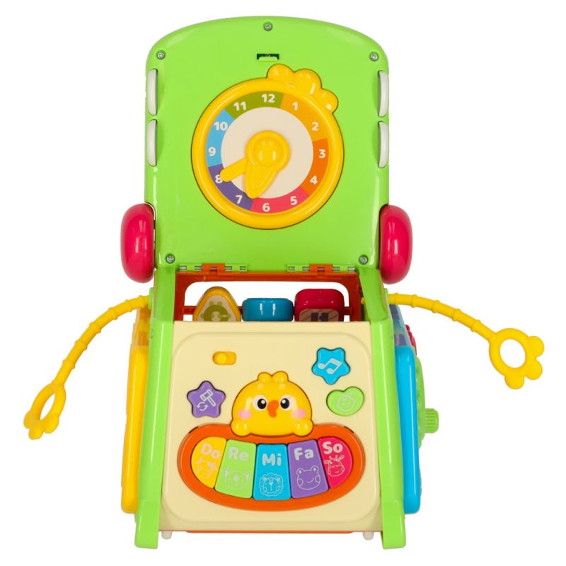 Kostka edukacyjna sorter z pianinkiem krokodyl 4w1 - obrazek 4