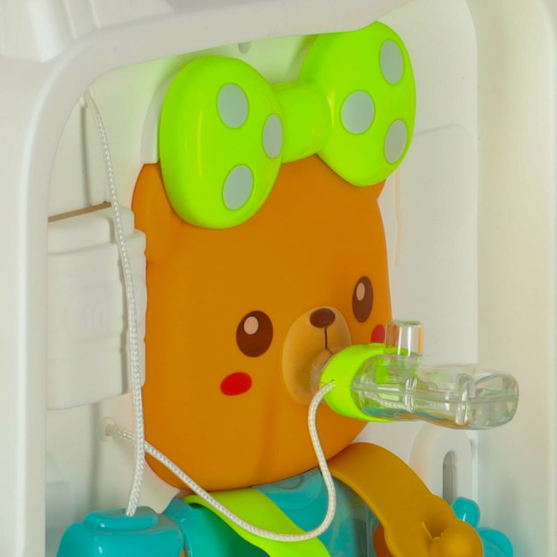 Tablica manipulacyjna sensoryczna montessori walizka pokrętła miś XXL światło dźwięk - obrazek 11