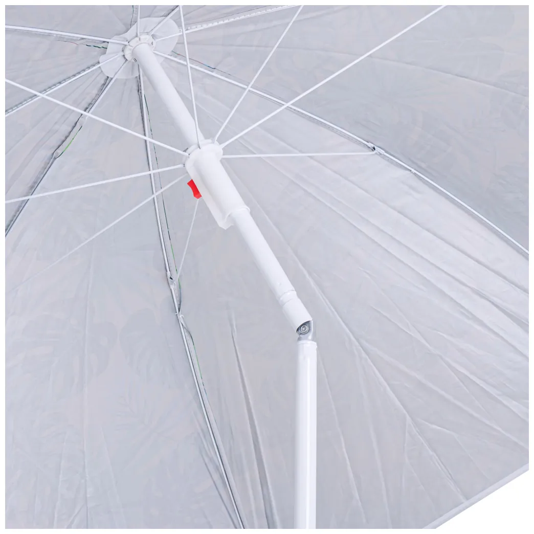 Parasol ogrodowy plażowy regulowany łamany 150cm arbuz UV - obrazek 3