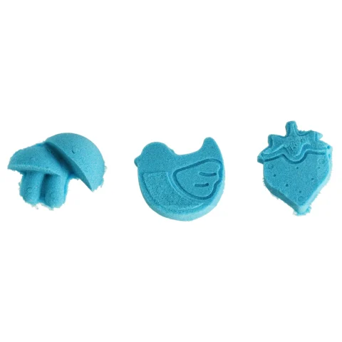 Piasek sensoryczny dla dzieci 1kg w woreczku niebieski