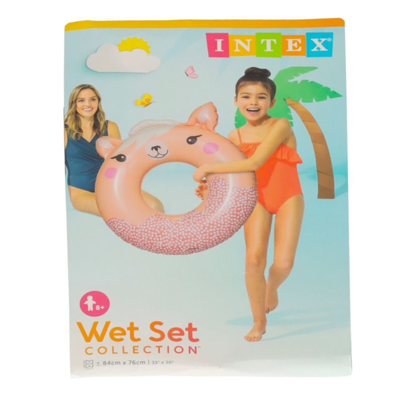 INTEX 59266 Kółko do pływania koło dmuchane ponton plażowy lama max 40kg 76 cm - obrazek 7