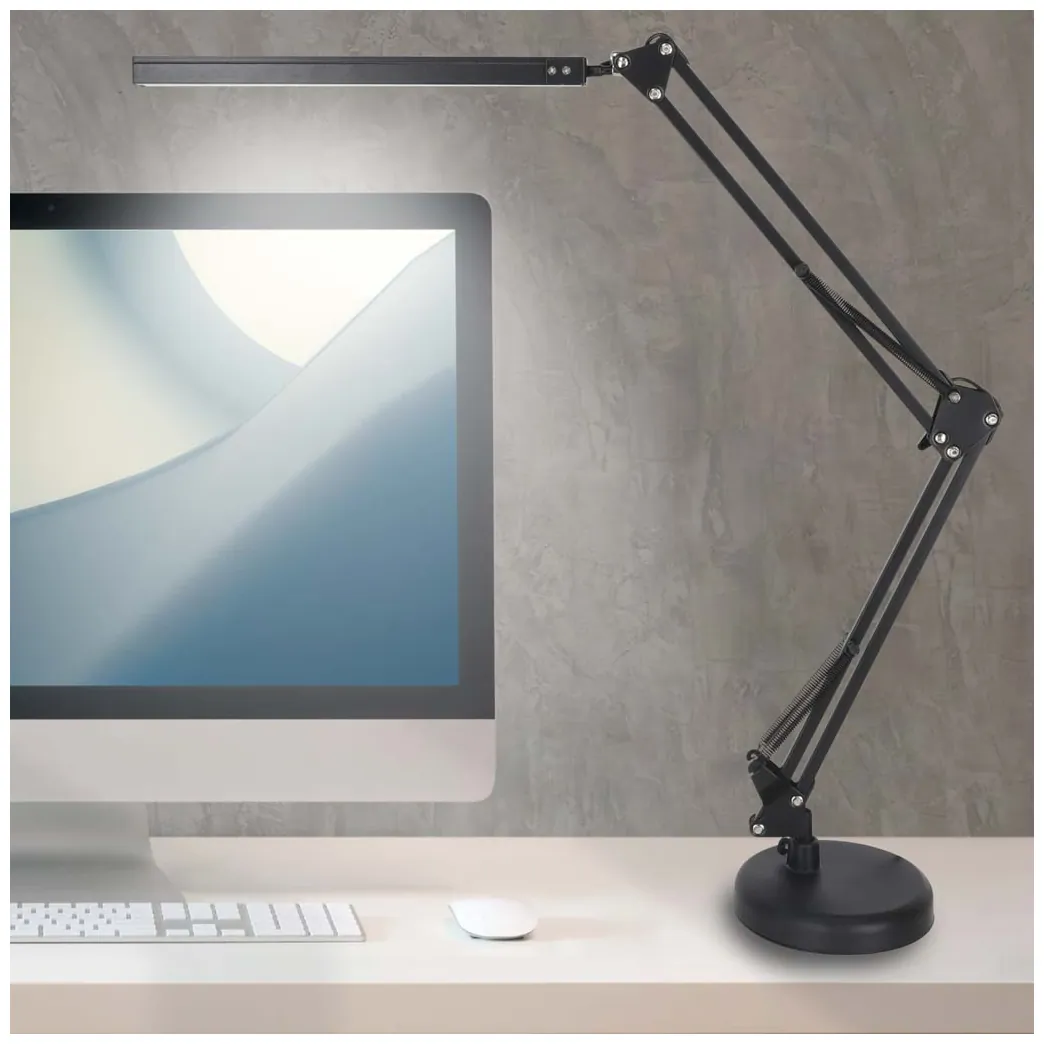 Lampka na biurko biurkowa LED USB obrotowy wysięgnik 2 sposoby mocowania - obrazek 12
