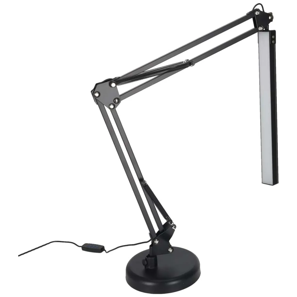 Lampka na biurko biurkowa LED USB obrotowy wysięgnik 2 sposoby mocowania - obrazek 2