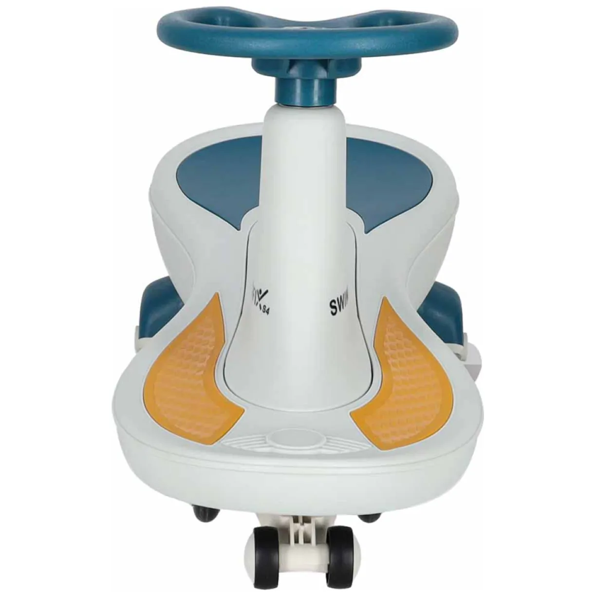 Jeździk grawitacyjny LED Swing Fix S4 świecące koła z muzyką grający 76cm niebiesko-biały max 100kg - obrazek 6
