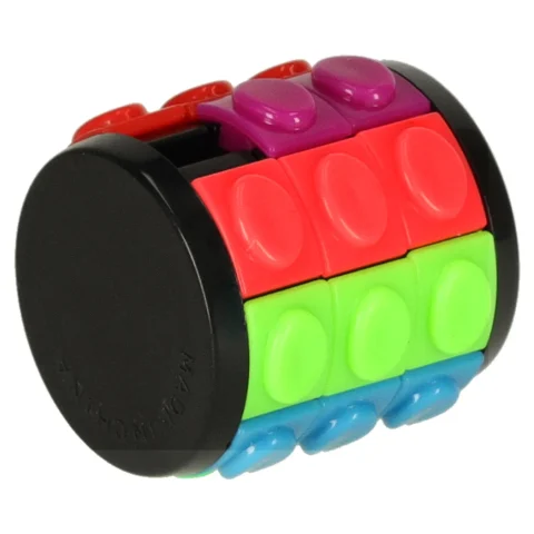 Układanka logiczna łamigłówka walec obrotowy 3 rzędy