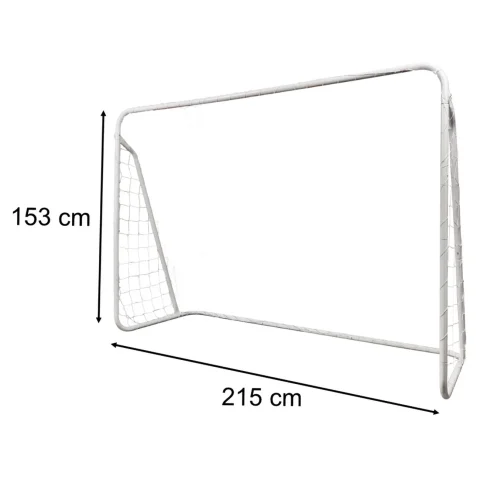 Bramka piłkarska do piłki nożnej dla dzieci treningowa 2w1 + mata celności 215 x 153 x 76 cm