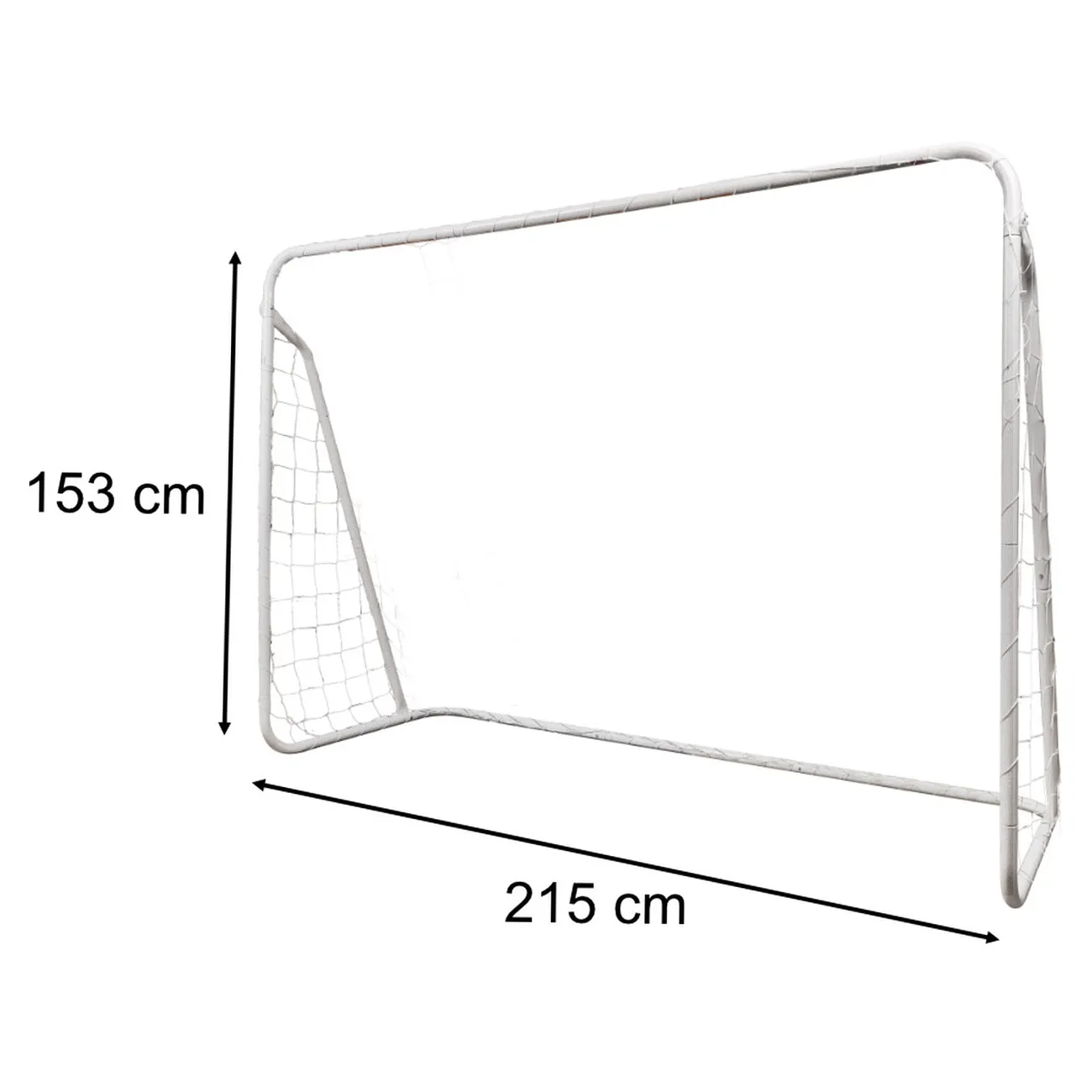 Bramka piłkarska do piłki nożnej dla dzieci treningowa 2w1 + mata celności 215 x 153 x 76 cm