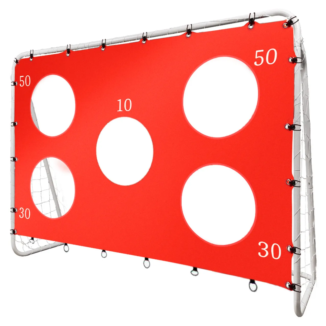 Bramka piłkarska do piłki nożnej dla dzieci treningowa 2w1 + mata celności 215 x 153 x 76 cm