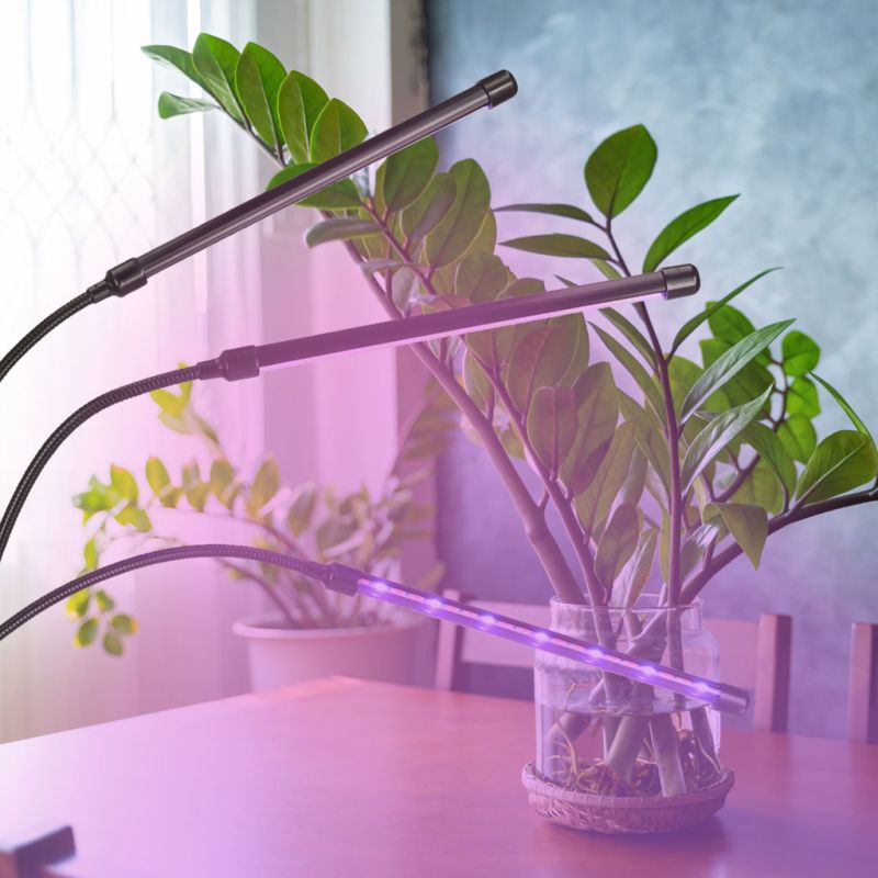 Lampa do roślin LED uprawy wzrostu panel 3 żarówki - obrazek 12