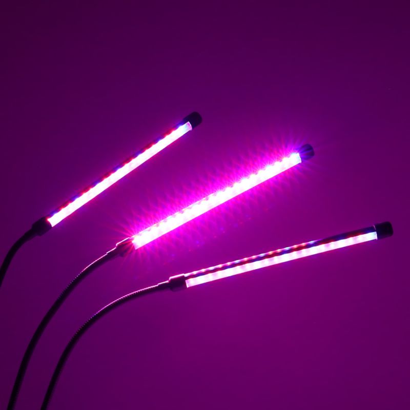 Lampa do roślin LED uprawy wzrostu panel 3 żarówki - obrazek 6