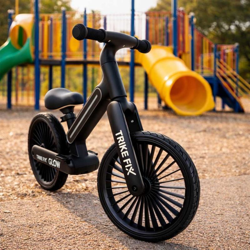 Rowerek biegowy Trike Fix Glow LED czarny - obrazek 11