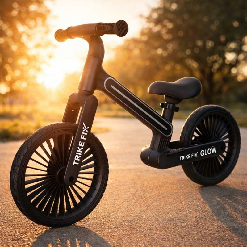 Rowerek biegowy Trike Fix Glow LED czarny - obrazek 10