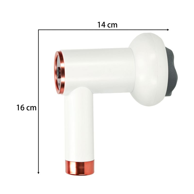 Pistolet do masażu masażer do pleców ciała pleców ujędrniający antycellulitowy bezprzewodowy wyszczuplający 5w1 - obrazek 8