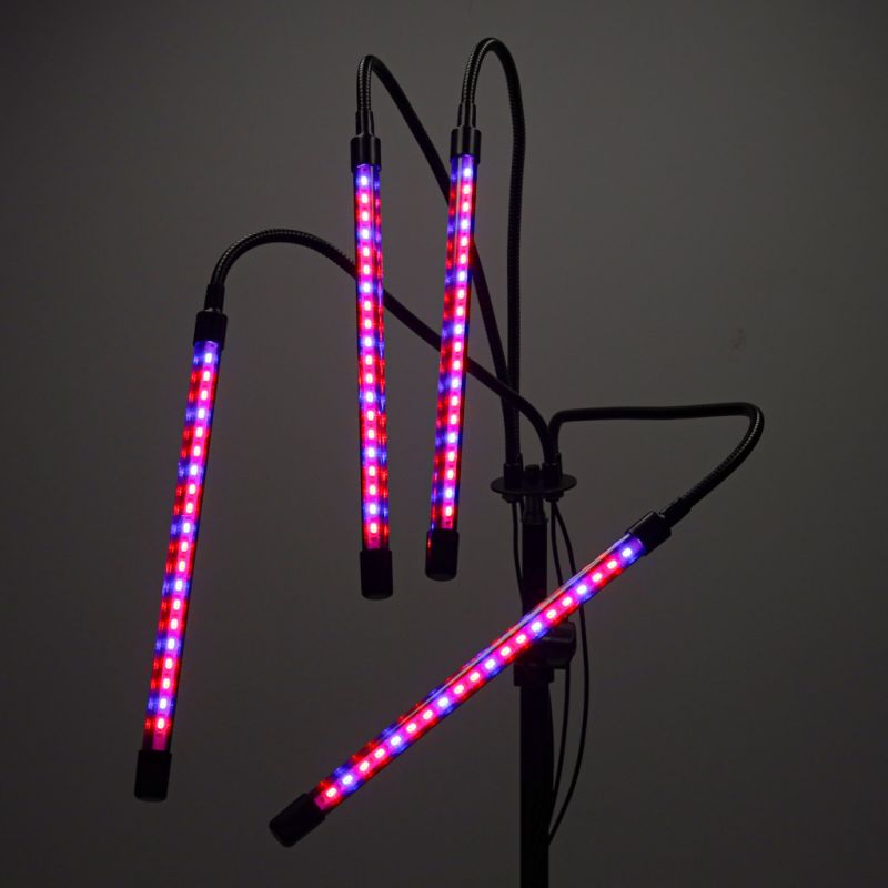 Lampa do roślin LED uprawy wzrostu panel na statywie 4x80LED - obrazek 11