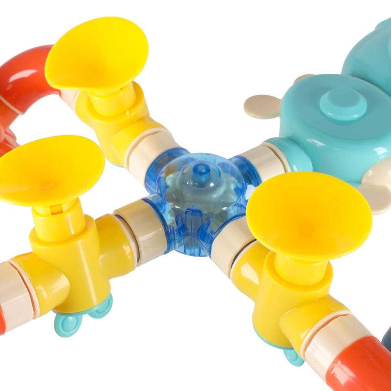 Zabawka kranik do kąpieli wanny prysznic wodospad dla dzieci fontanna przelewowa zwierzęta morskie - obrazek 6