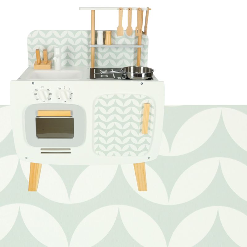 Kuchnia dla dzieci drewniana MDF LULILO RETRO akcesoria 73cm - obrazek 10