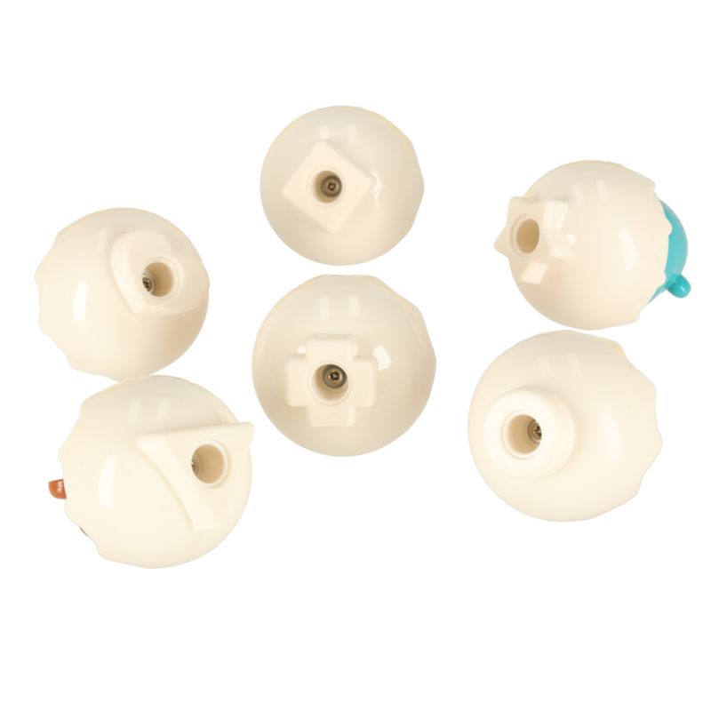 Układanka edukacyjna sorter dopasuj kształty jajka montessori zwierzątka 6 szt - obrazek 9